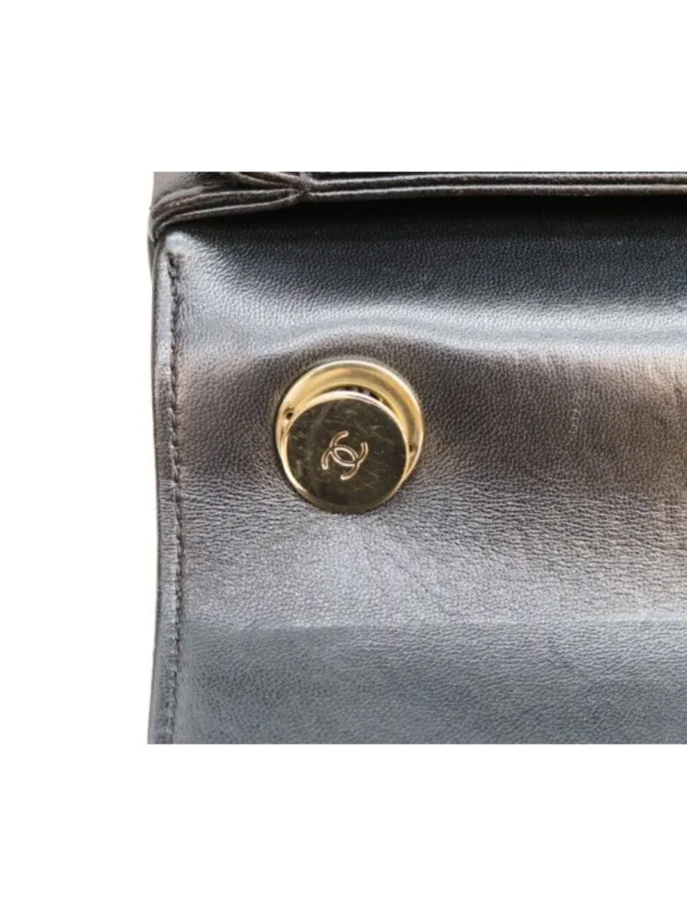Chanel Black Lamb Gold Trendy CC Mini Top Handle Flap